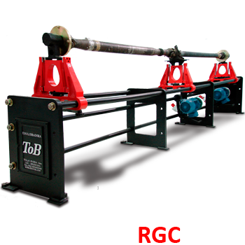 Máquina balanceadora TOB modelo RGC para cardanes de 2 tramos